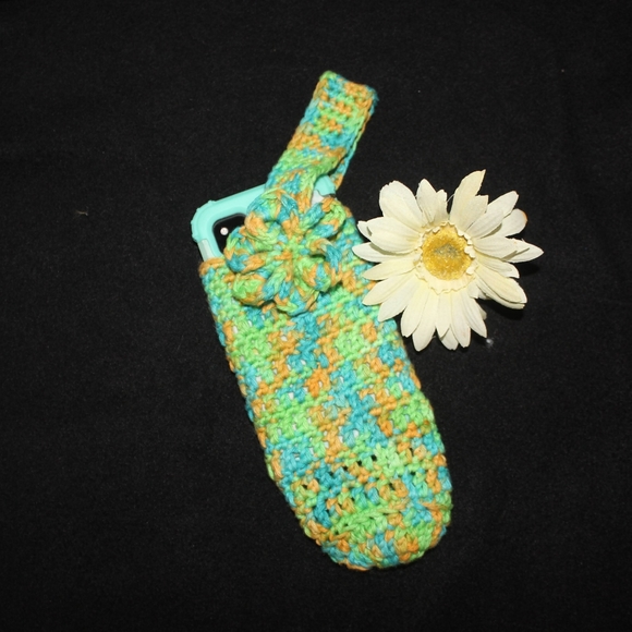 NEW Bottle Carrier/Holder HAND CRAFTED Crochet Handmade - Picture 14 of 16